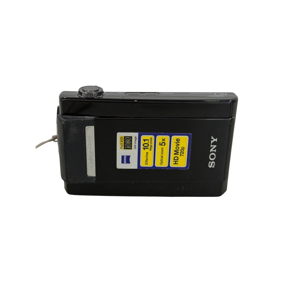 PARTS REPAIR Sony Cyber-shot DSC-T500 10.1MP Digital Camera Black 720p HD